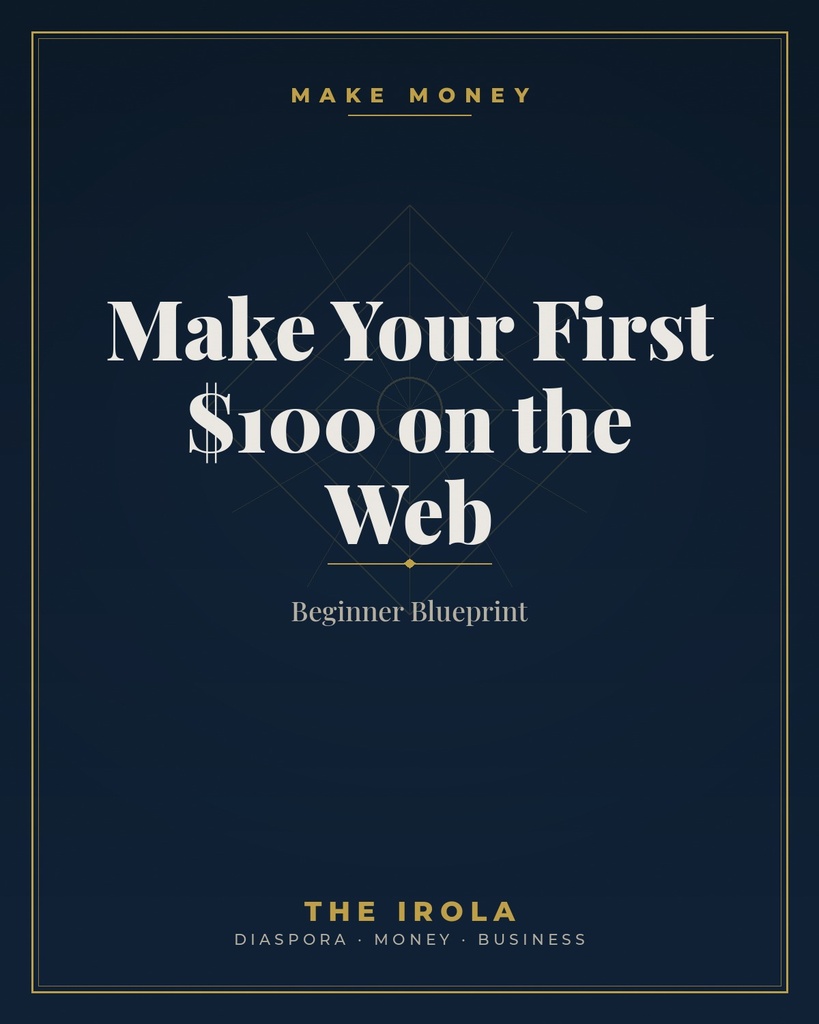 Make Your First $100 on the Web — Beginner Blueprint