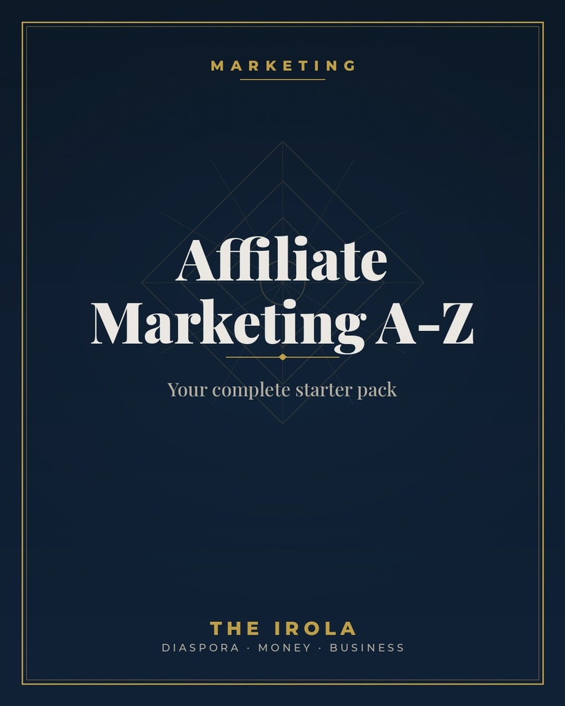 [IRO-002] Affiliate Marketing A-Z — Your complete starter pack