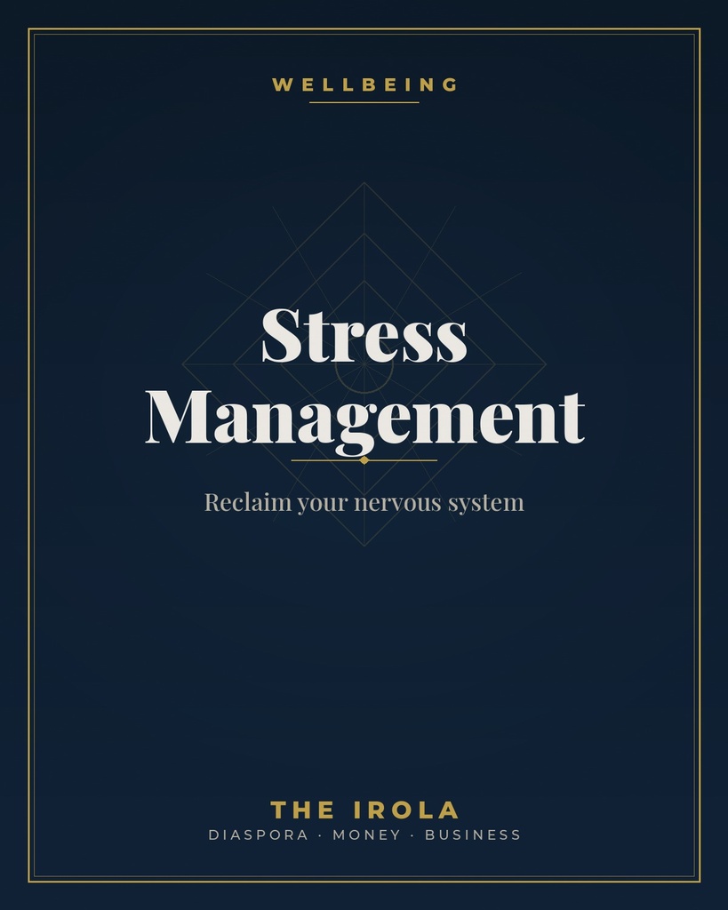 [IRO-025] Stress Management — Reclaim your nervous system