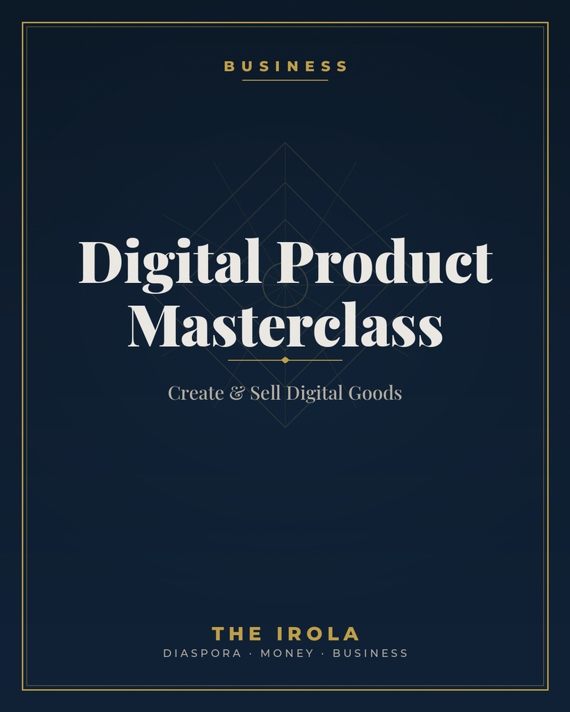 [IRO-035] Digital Product Masterclass - Create & Sell Digital Goods