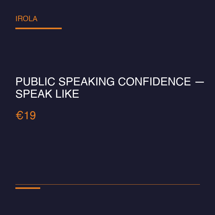 Public Speaking Confidence — Speak Like a Leader