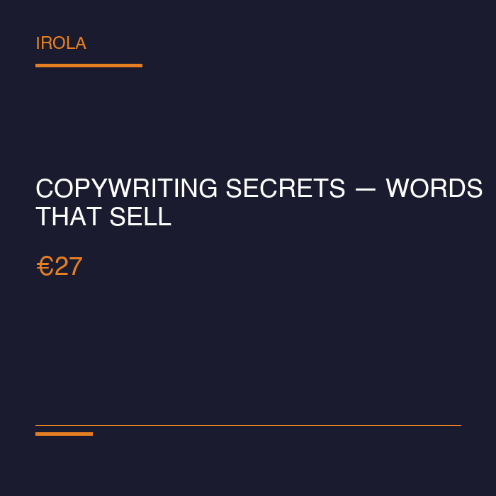 Copywriting Secrets — Words That Sell