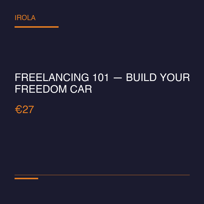 Freelancing 101 — Build Your Freedom Career