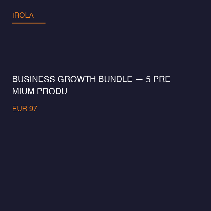 Business Growth Bundle — 5 Premium Products